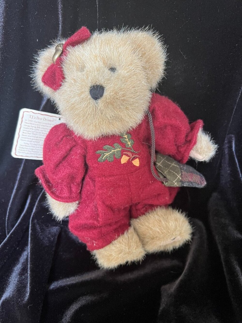 BOYDS BEAR T.J.'s Best Dressed Collection -Cute collectible Bear
